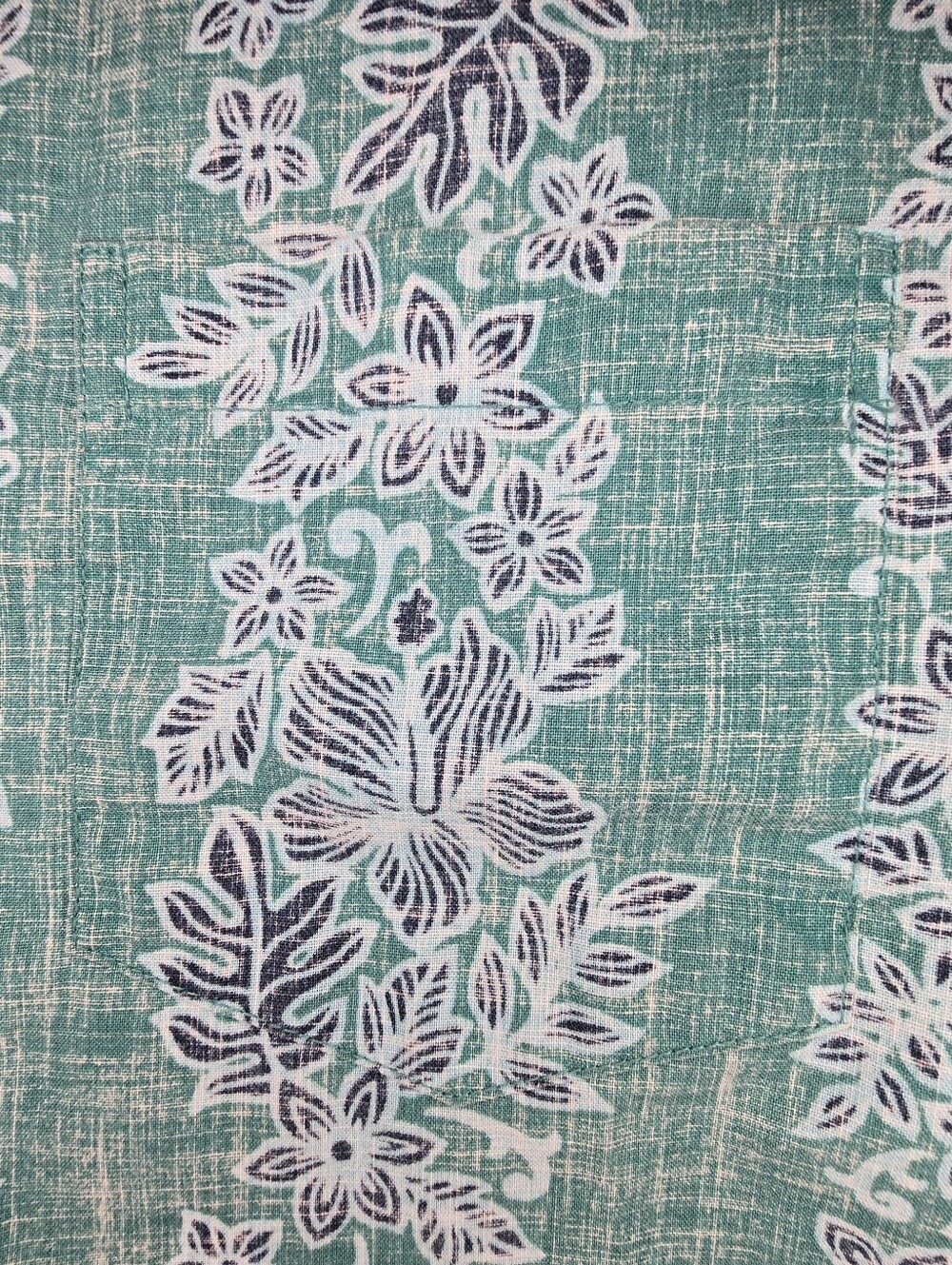 Reyn Spooner Classic Hawaiian Aloha Shirt Mens XXL Teal Floral Tropical - Picture 5 of 13